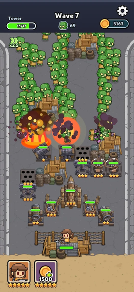 Zombie Fortress: Trap Defense - Gameplay image of android game