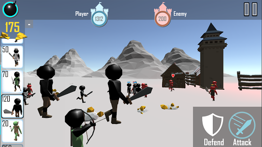 Stickman: Legacy of War 3D - Gameplay image of android game