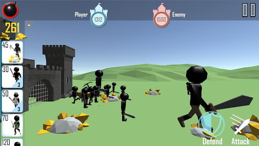 Stickman: Legacy of War ۳D - عکس بازی موبایلی اندروید