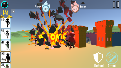 Stickman: Legacy of War ۳D - عکس بازی موبایلی اندروید