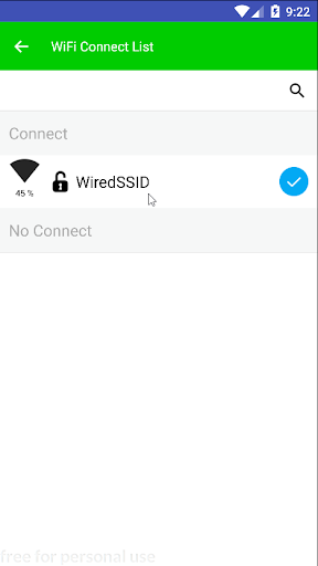 Wifi Connection - Image screenshot of android app