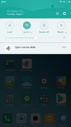 Volume Slider Trigger - عکس برنامه موبایلی اندروید