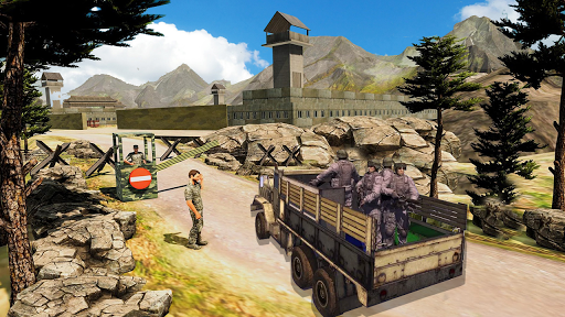 US Army Truck Drive Mission - Gameplay image of android game