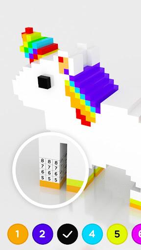 Color by Number ®: ۳D No.Draw - عکس بازی موبایلی اندروید