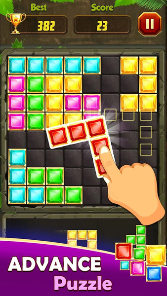 Block Puzzle Game: Woody 99 - Gameplay image of android game