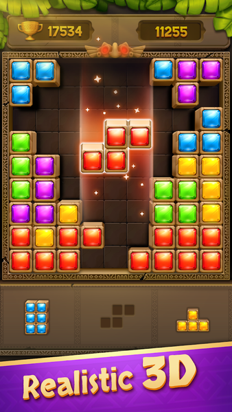 Block Jewel: Puzzle Temple - Gameplay image of android game