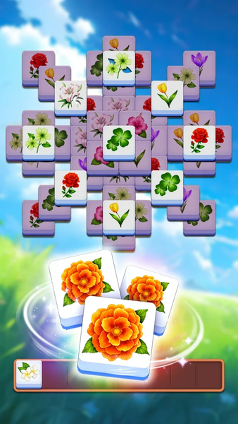 Bloom Tile: Match Puzzle Game - Gameplay image of android game