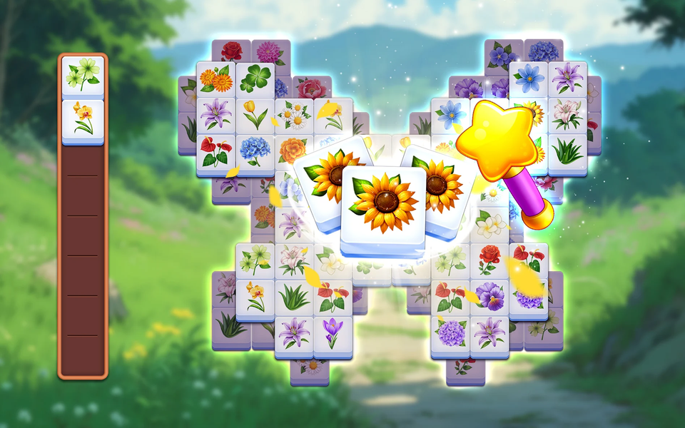 Bloom Tile: Match Puzzle Game - Gameplay image of android game