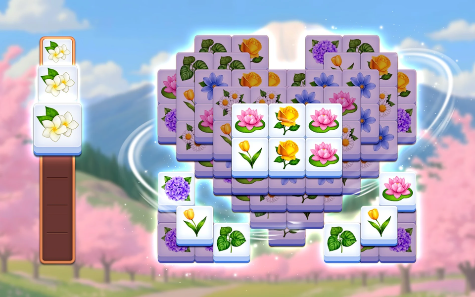 Bloom Tile: Match Puzzle Game - Gameplay image of android game