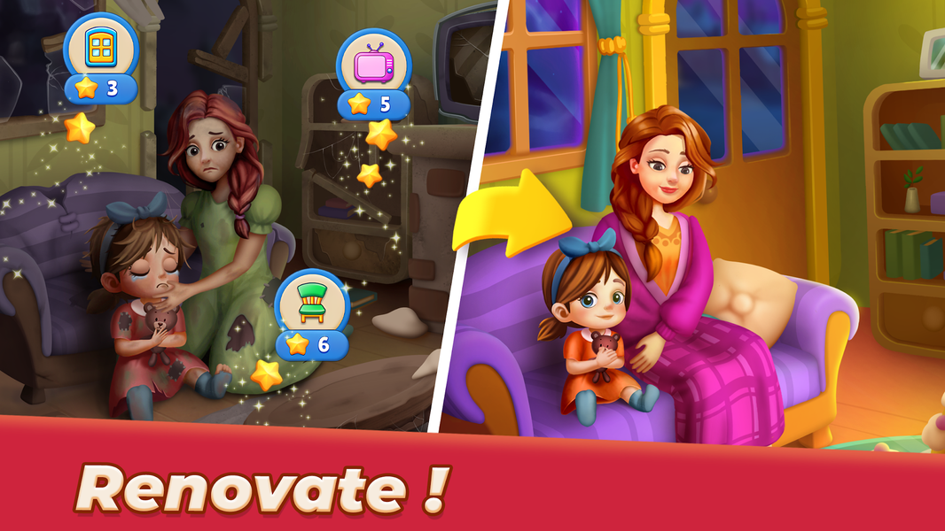 Match Family Tile Puzzle - Gameplay image of android game