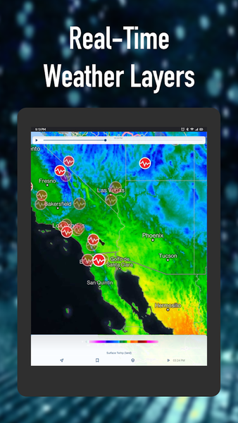 Weather Hi-Def Radar - عکس برنامه موبایلی اندروید