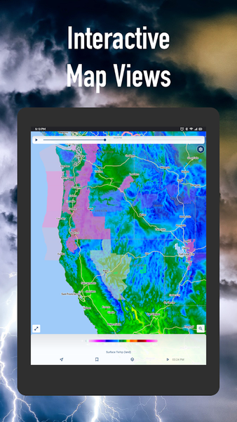 Weather Hi-Def Radar - عکس برنامه موبایلی اندروید