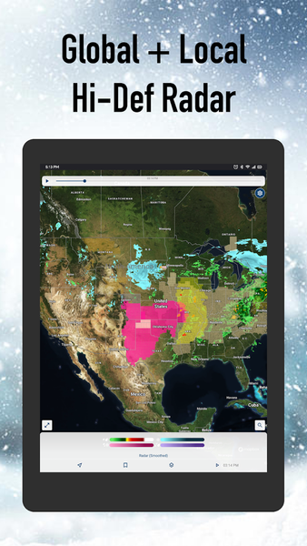 Weather Hi-Def Radar - عکس برنامه موبایلی اندروید