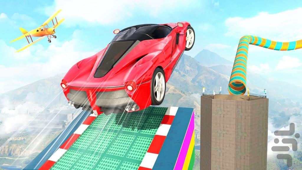 ماشین بازی : رانندگی در آسمان - Gameplay image of android game