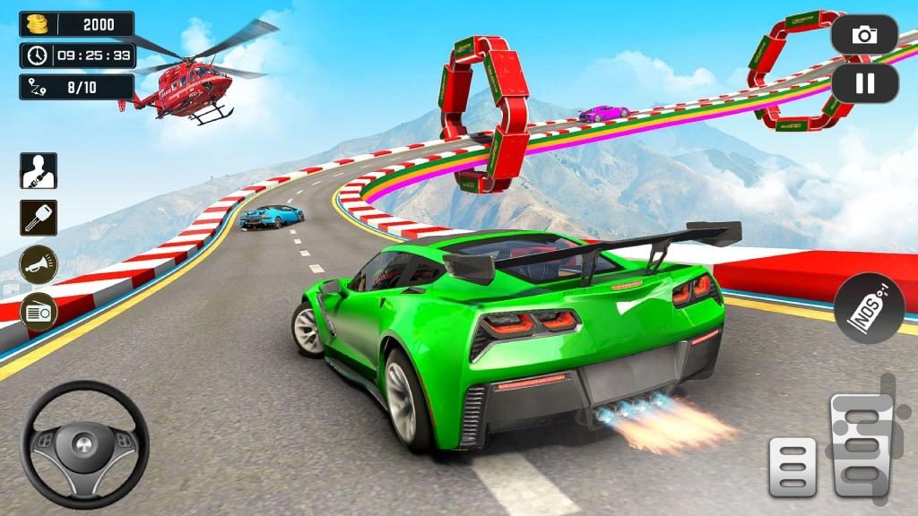 ماشین بازی : رانندگی در آسمان - Gameplay image of android game