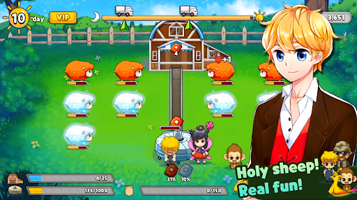 Sheep Tycoon - Gameplay image of android game