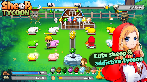 Sheep Tycoon - Gameplay image of android game