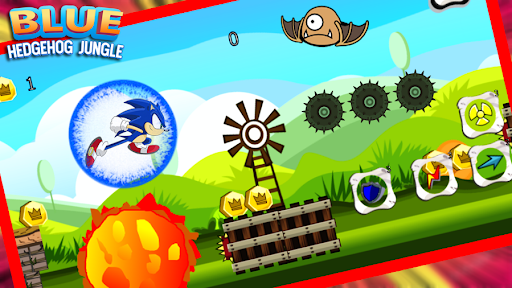 Blue Hedgehog Dash Runner 2021 - عکس بازی موبایلی اندروید