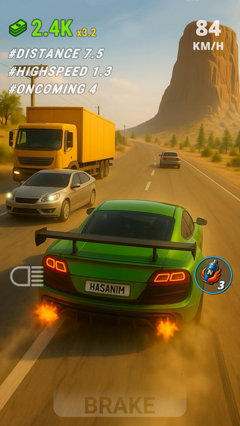 HASANIM OVERTAKE - عکس بازی موبایلی اندروید