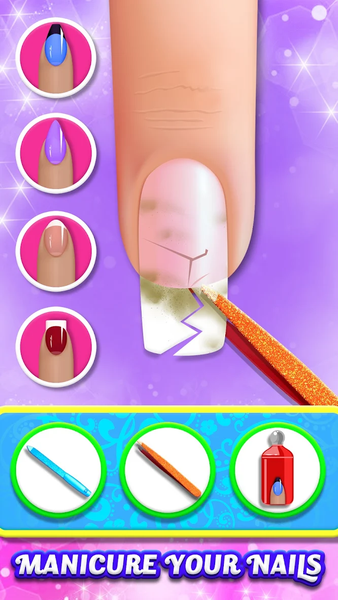 Nail Art Acrylic: Salon Games - Gameplay image of android game