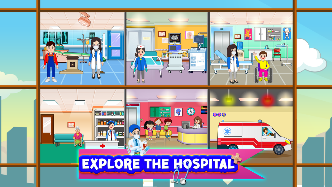 My Doctor Town Hospital Story - Gameplay image of android game