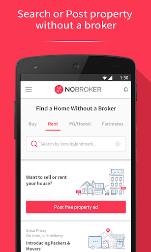NoBroker Rent, Buy, Sell Flats - عکس برنامه موبایلی اندروید