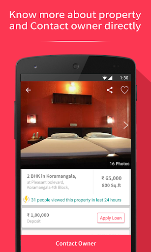 NoBroker Rent, Buy, Sell Flats - Image screenshot of android app