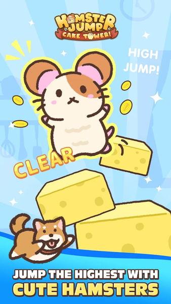 Hamster Jump: Cake Tower! - Gameplay image of android game