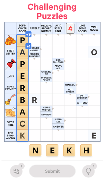 Crossword Challenge - عکس بازی موبایلی اندروید