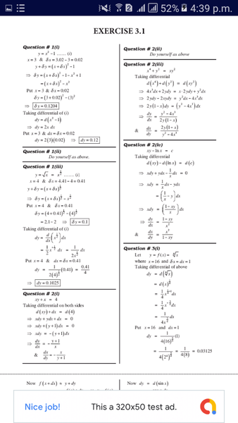 FSC math Part ۲ Solved notes - عکس برنامه موبایلی اندروید
