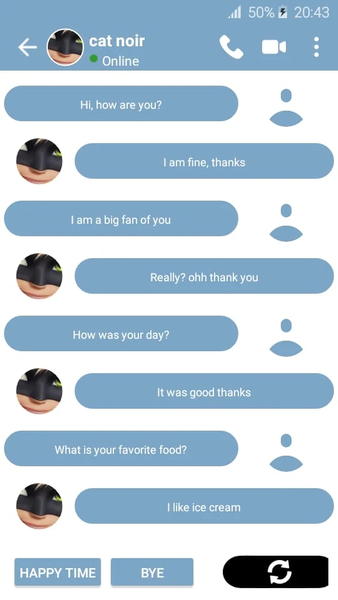 cat noir fake call - Image screenshot of android app