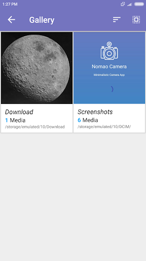 Nomao Minimalistic Camera - عکس برنامه موبایلی اندروید
