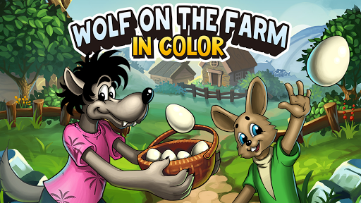 Wolf on the Farm in color - Gameplay image of android game