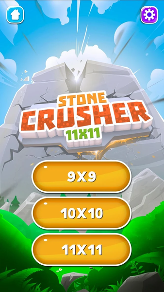 Puzzle game: Stone Crusher - Gameplay image of android game