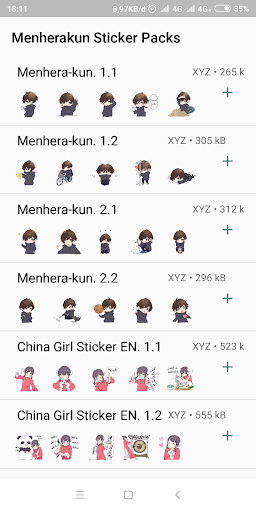 Sticker Maker - Menhera-kun