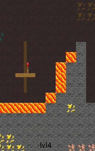 Noob Torch Flip 2D - Gameplay image of android game