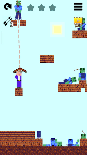 Noob vs 1000 zombies - Gameplay image of android game