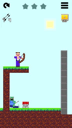 Noob vs 1000 zombies - Gameplay image of android game