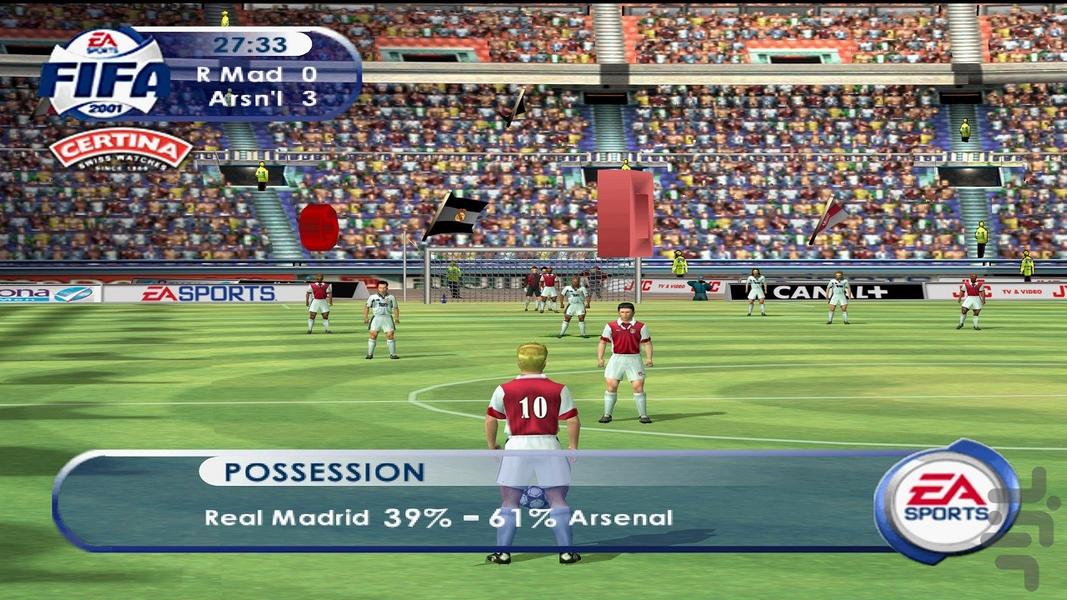 FIFA ۲۰۰۱ ویژه PS۲ - عکس بازی موبایلی اندروید