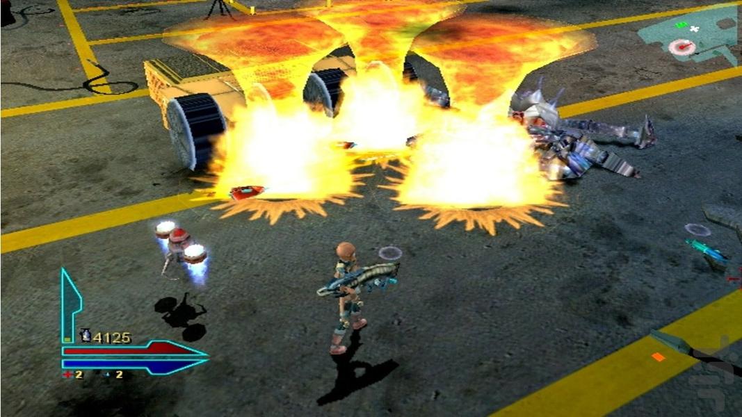 Alien Syndrome - Gameplay image of android game