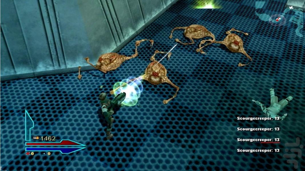 Alien Syndrome - Gameplay image of android game
