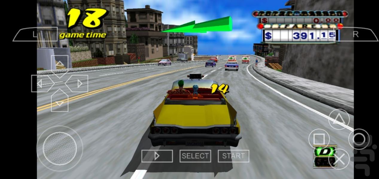 Crazy Taxi - Fare Wars - عکس بازی موبایلی اندروید