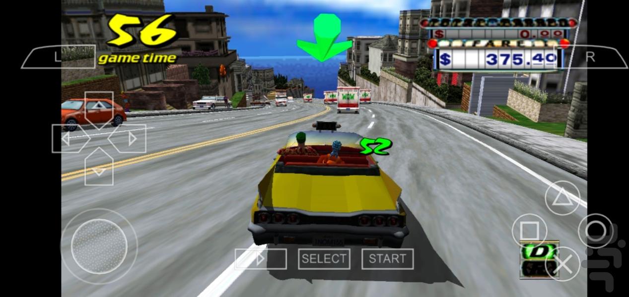 Crazy Taxi - Fare Wars - عکس بازی موبایلی اندروید