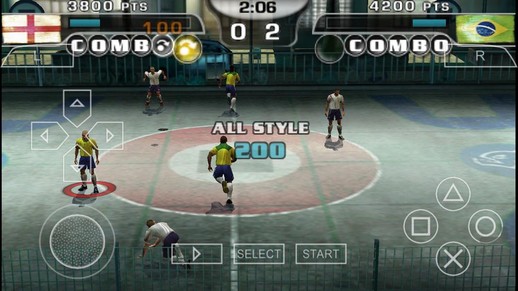 بازی دونفره FIFA Street2 - Gameplay image of android game