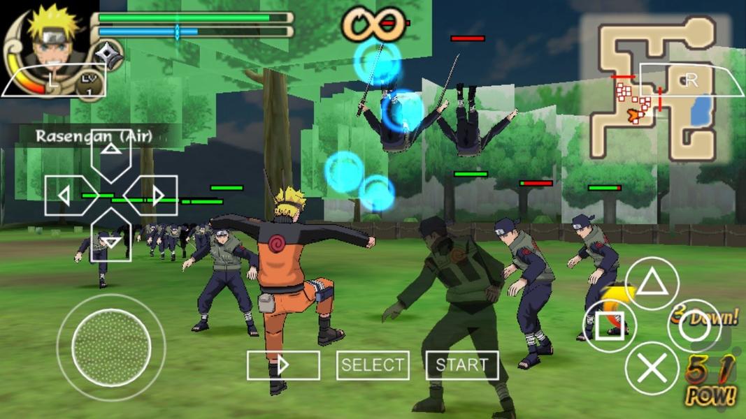 Naruto Shippuden - Ultimate Ninja - Gameplay image of android game
