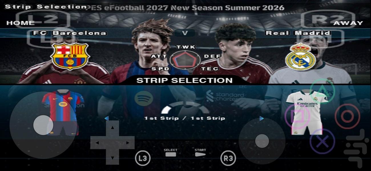 eFootball ۲۰۲۷ کنسولی PS۲ - عکس بازی موبایلی اندروید