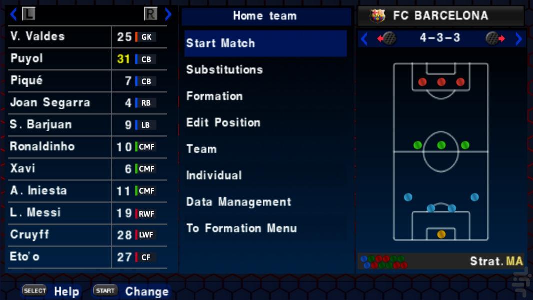 فوتبال  PES LEGENDS - عکس بازی موبایلی اندروید