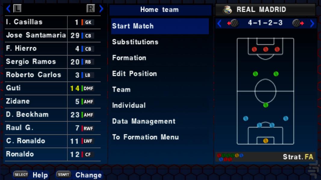 فوتبال  PES LEGENDS - عکس بازی موبایلی اندروید