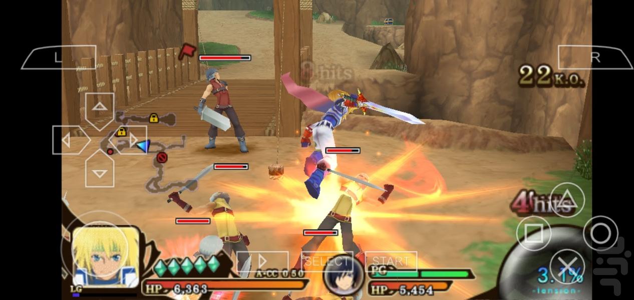 Tales of The Heroes - Gameplay image of android game