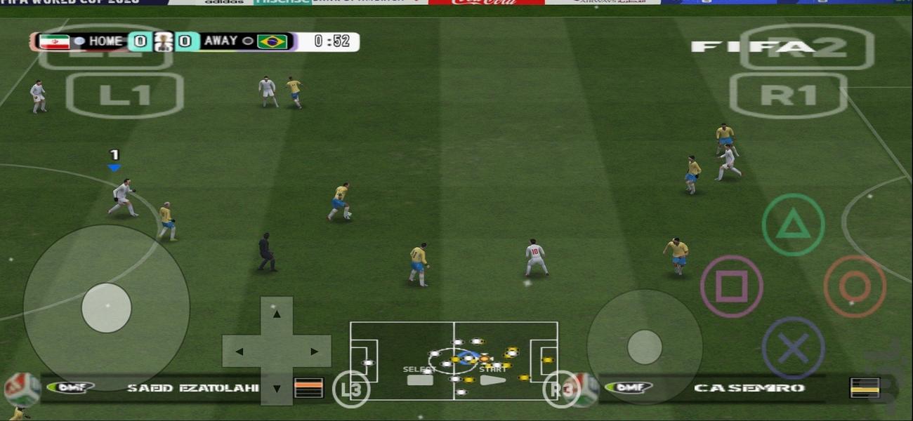 فوتبال جام جهانی 2026 ویژه PS2 - Gameplay image of android game